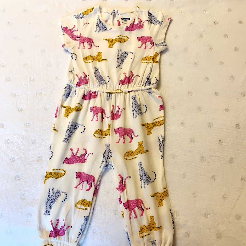 🛍 Old Baby Girl Jersey Jumpsuit